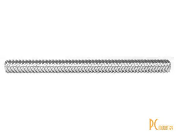 Ходовой винт T6x1x4 (четырехзаходный) 200mm, резьба трапеция