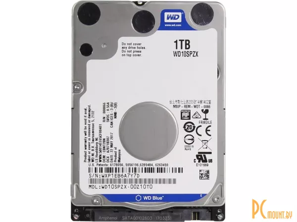 Жесткий диск 1TB  WD WD10SPZX SATA-III