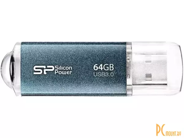 USB память 64GB, Silicon Power Marvel M01 Blue (SP064GBUF3M01V1B)