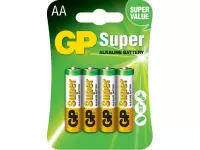 Батарейки LR6 GP Super Alkaline AA 4 шт. GP15A-2UE4