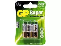 Батарейки LR03 GP Super Alkaline AAA 4 шт. GP24A-2UE4