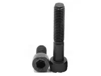 Винт M5x55 цилиндрическая головка под шестигранник, неполная резьба, 12.9 сталь, черный, DIN912, ISO4762, ISO12474, цена за 1 шт.