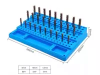 Подставка-органайзер для фрез 8-12мм, 168 мест